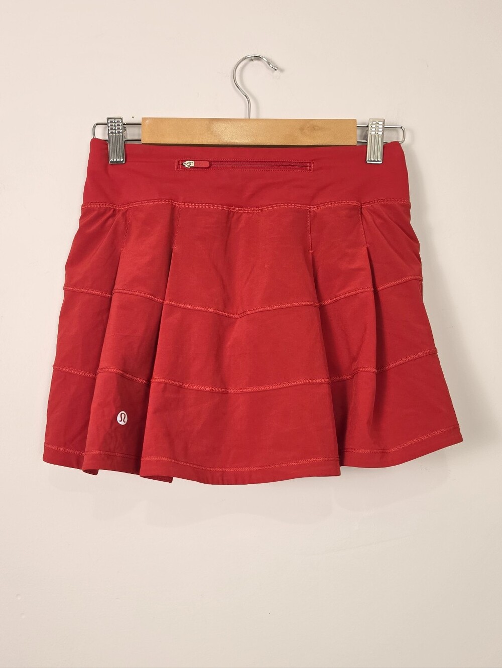 Lululemon Pace Rival Mid-Rise Skirt Persian Red size 2